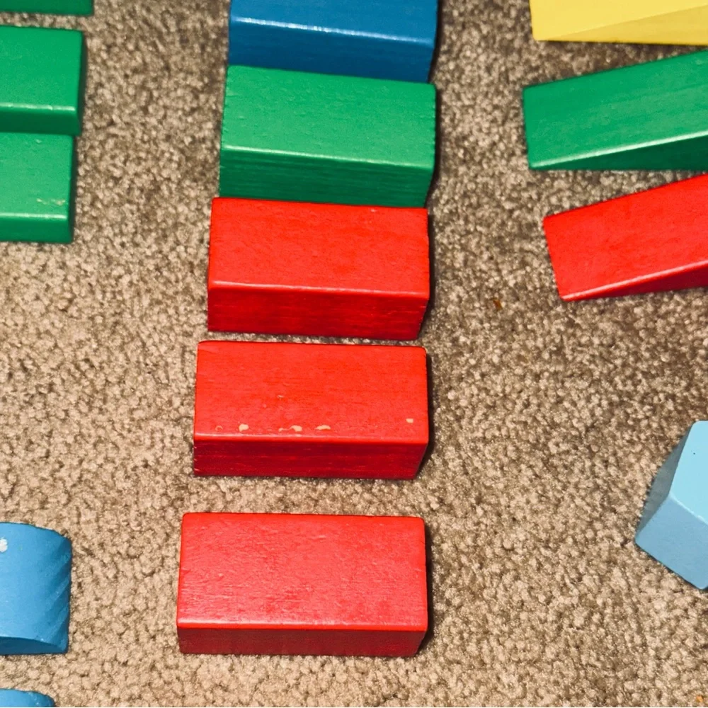 Colorful Small Wooden Blocks - Picture 9 of 16